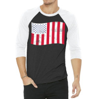 Usa Civil Flag Of Peacetime – American States 3/4 Sleeve Shirt | Artistshot