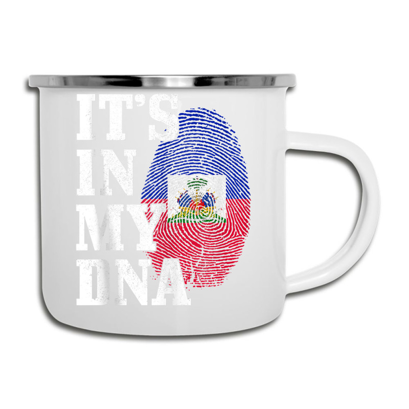 Haiti It's In My Dna Fingerprint Haitian Flag Pride Tank Top Camper Cup by cm-arts | Artistshot