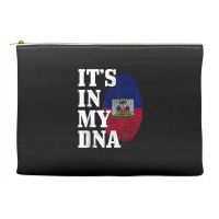 Haiti It's In My Dna Fingerprint Haitian Flag Pride Tank Top Accessory Pouches | Artistshot