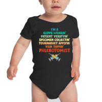 Phlebotomist Definition  Syringe Nurse  Phlebotomy T Shirt Baby Bodysuit | Artistshot