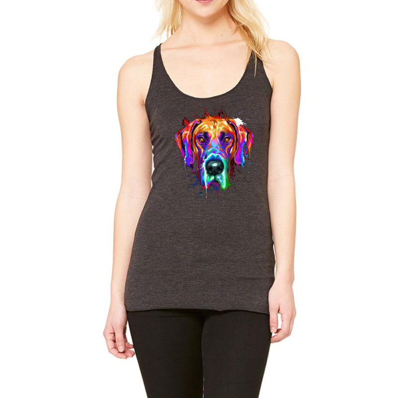 Dane Puppy Lover Racerback Tank | Artistshot