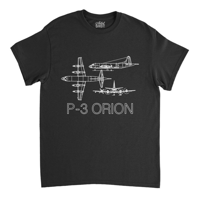 P3 Orion Navy Aircraft Crew Veteran Naval Aviation Birthday Gift Classic T-shirt by MinnieMassella | Artistshot