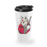 Pagan Occult Japan Flag Kawaii Anime Cat Samurai Pastel Goth T Shirt Travel Mug | Artistshot