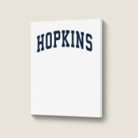 Hopkins Minnesota Mn Vintage Sports Design Navy Design Sweatshirt Portrait Canvas Print | Artistshot