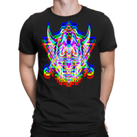 Samurai Mask Anime Demon Bushido Warrior Aesthetic Japanese T Shirt T-shirt | Artistshot