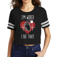 I'm Wired Like That Icd Surgery Cardiac Pacemaker Pullover Hoodie Scorecard Crop Tee | Artistshot