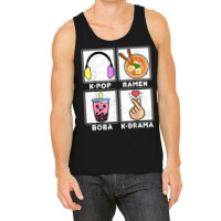 Kpop Ramen Boba Kdrama Bubble Tea Cute Kawaii Korean Heart Tank Top | Artistshot