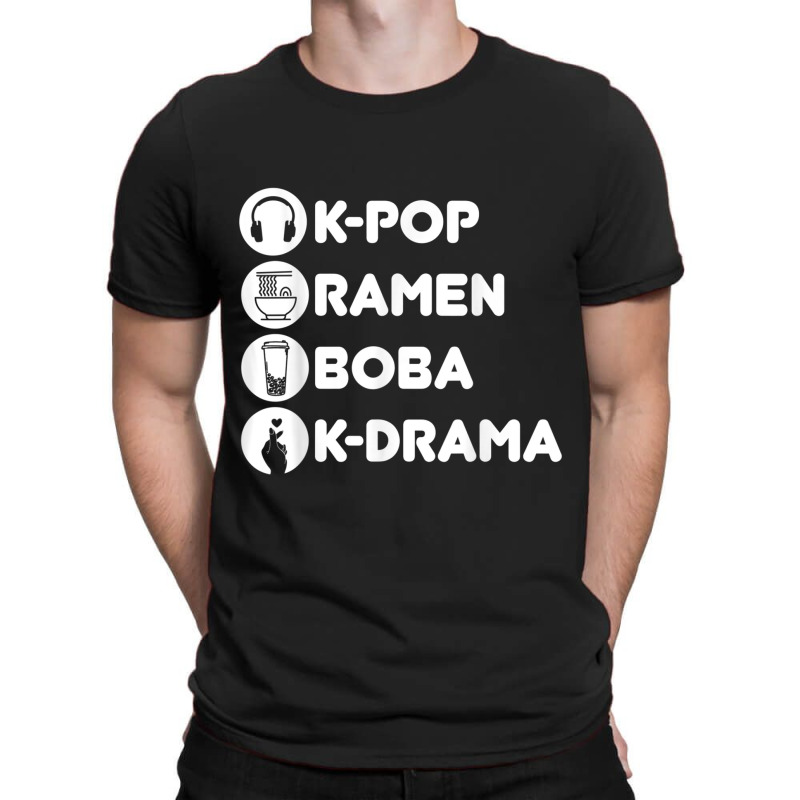 Kpop Ramen Boba Kdrama Korean T-shirt | Artistshot