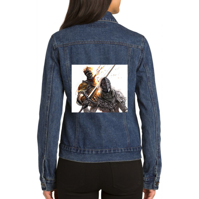 Ashen One And The Tarnished Ladies Denim Jacket by Dinh Quan | Artistshot