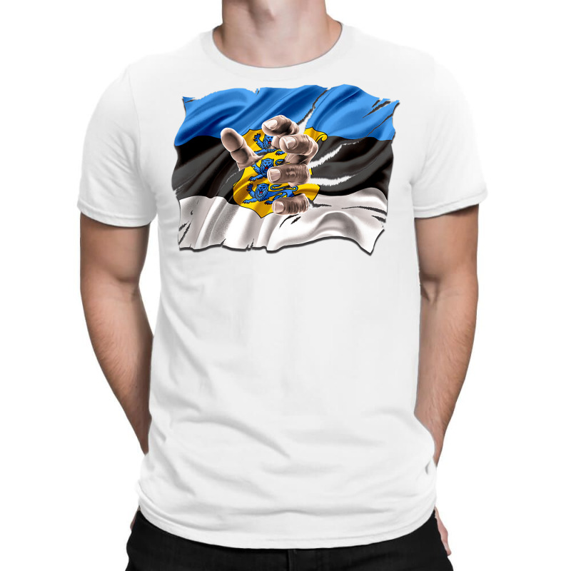 Estonia Flag Shirt Estonian Hand Gift T-shirt | Artistshot