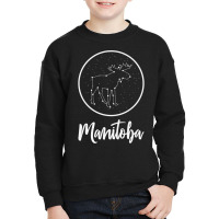 Manitoba Moose Shirt Astrology Star Gazing Inspired Gift Sweatshirt Youth Sweatshirt | Artistshot