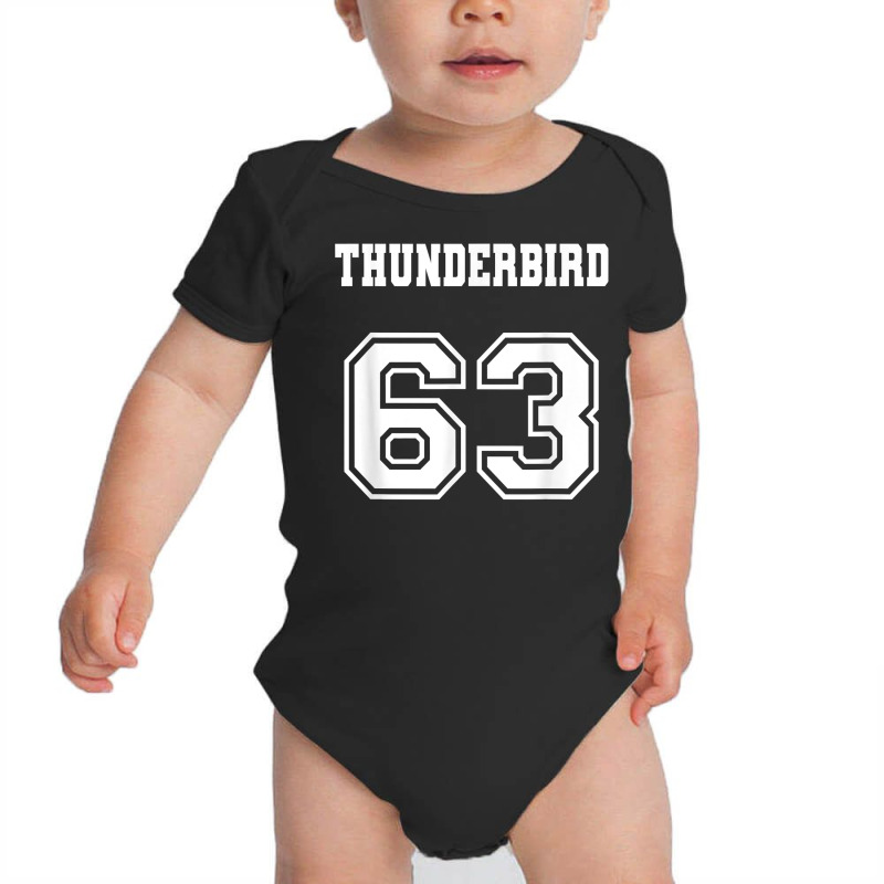 Jersey Style Thunderbird 63 1963 Muscle Classic Car T Shirt Baby Bodysuit | Artistshot