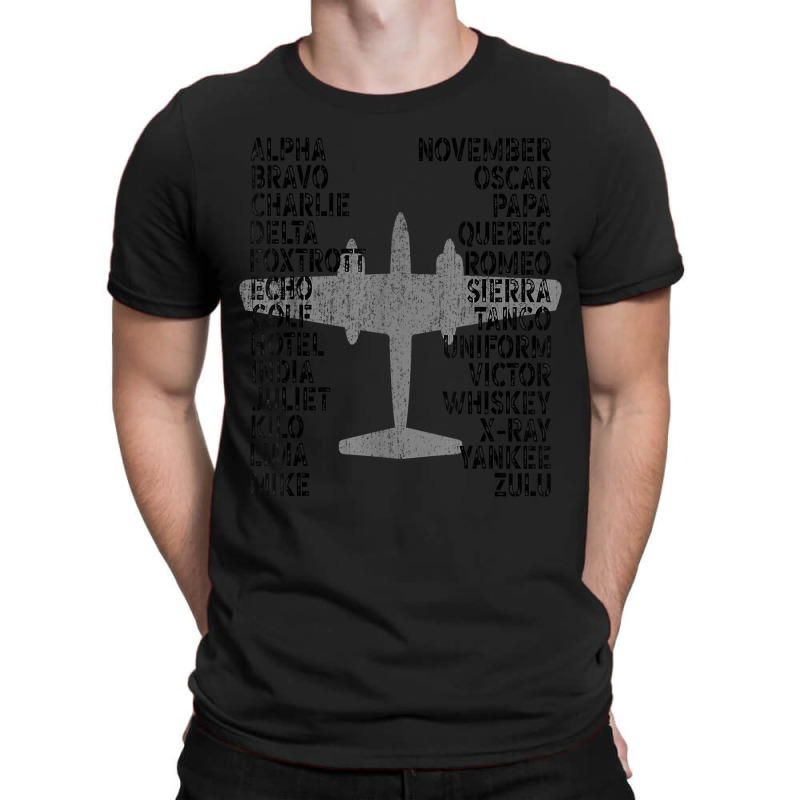 Phonetic Alphabet Airplane Pilot Flying Aviation Plane T-shirt T-shirt | Artistshot