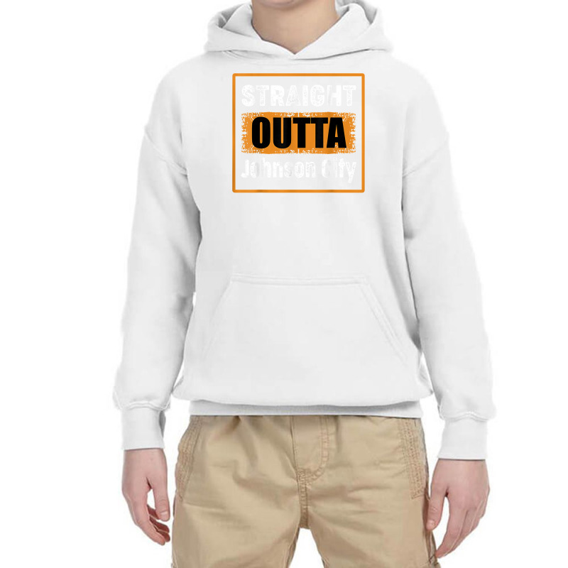 Straight Outta Johnson City Tennessee Usa Retro Hintage T Shirt Youth Hoodie by pilusoekyokeln | Artistshot