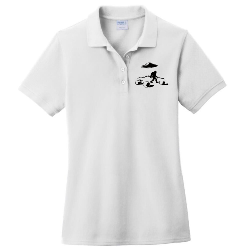 Bigfoot Ladies Polo Shirt | Artistshot