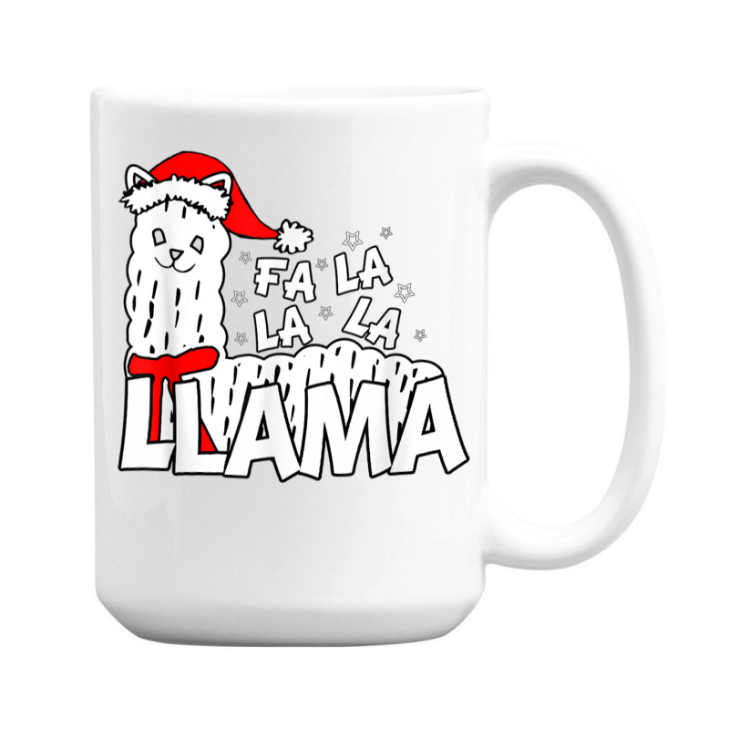 Cute Llama Shirt   Fa La La La Llama Christmas T Shirt 15 Oz Coffee Mug | Artistshot