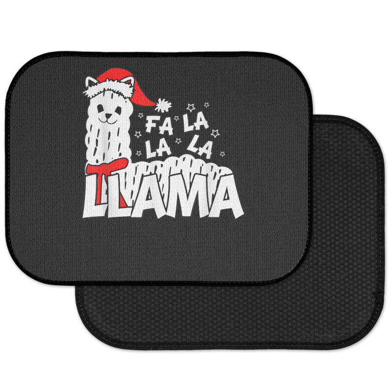 Cute Llama Shirt   Fa La La La Llama Christmas T Shirt Rear Car Mat | Artistshot