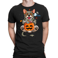 Cute Halloween Costume Welsh Corgi Mummy Dog Lover Design T Shirt T-shirt | Artistshot