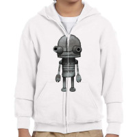 Machinarium Little Robot Youth Zipper Hoodie | Artistshot