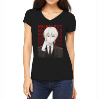 Devilish Eyes Yuukoku No Moriarty Moriarty The Patriot Title Classic Women's V-neck T-shirt | Artistshot