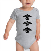 Thunderbird Trifecta T Shirt Bold Black Baby Bodysuit | Artistshot