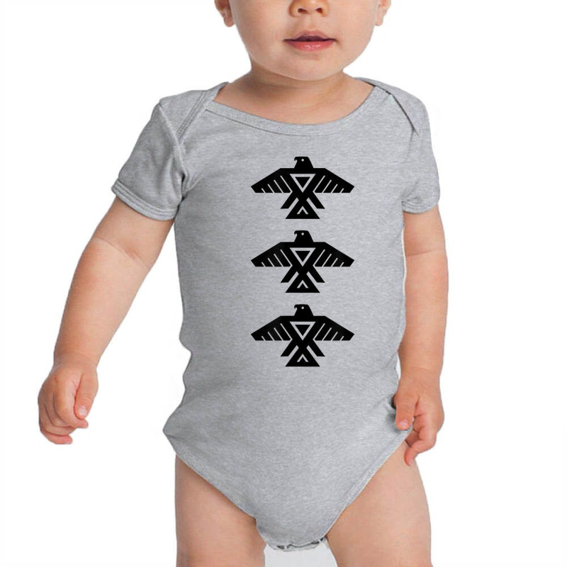 Thunderbird Trifecta T Shirt Bold Black Baby Bodysuit | Artistshot