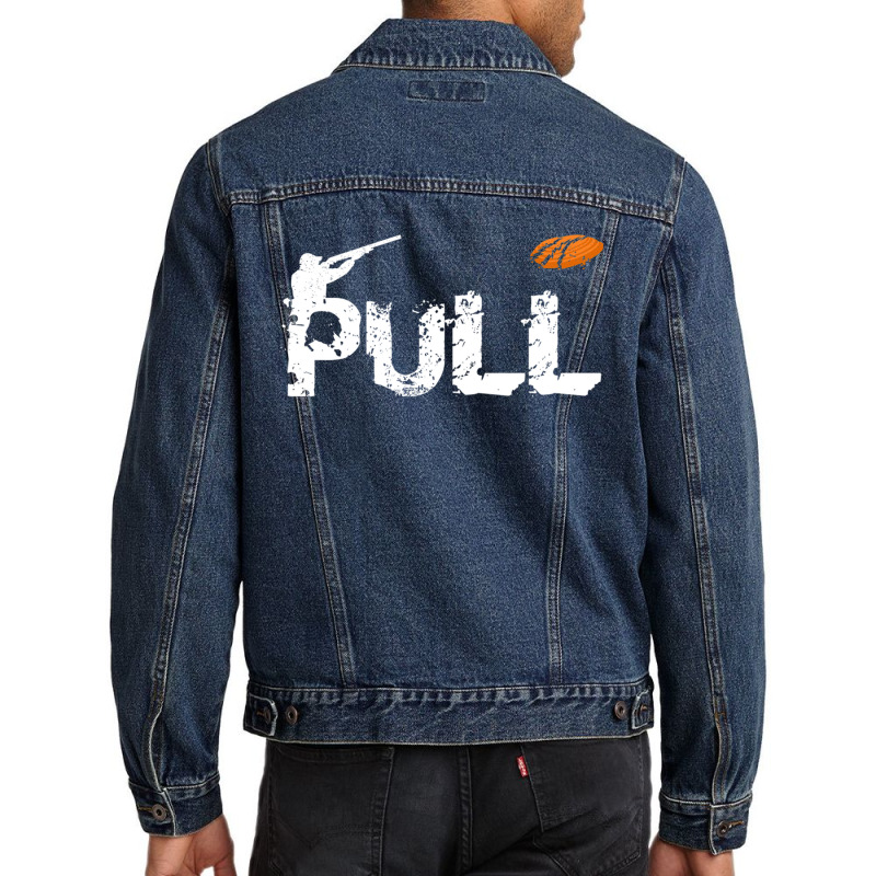 Clay Pigeon Shooting Clay Pigeon Shooting Pull Men Denim Jacket | Artistshot