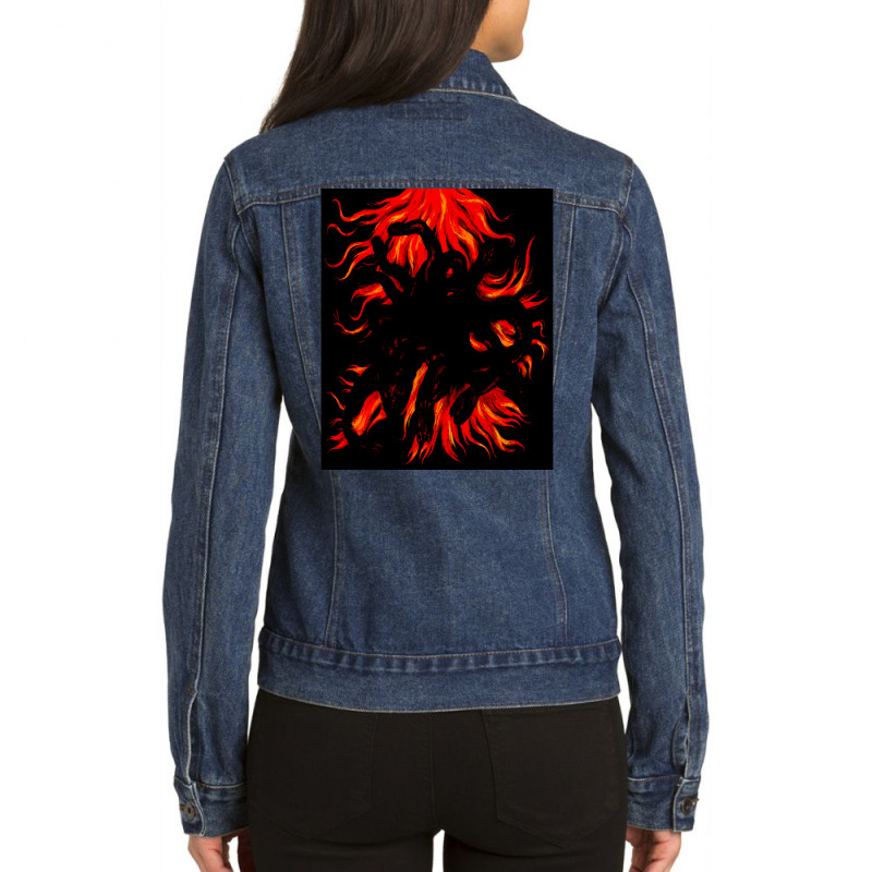 Paracletus Artwork, Paracletus, Artwork, Paracletus Artworks, Paraclet Ladies Denim Jacket by cm-arts | Artistshot