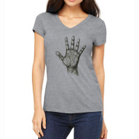 Palmistry Hand T Shirt Psychic Gifts T Shirt Women's V-neck T-shirt | Artistshot