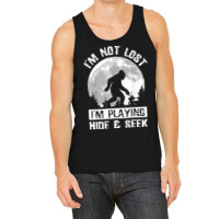 Retro Bigfoot Im Not Lost Im Playing Hide & Seek Sasquatch Tank Top | Artistshot