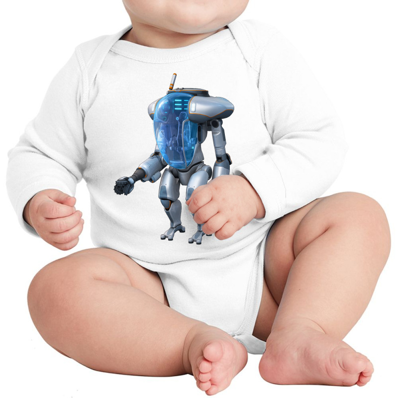 Exosuit Long Sleeve Baby Bodysuit by PamelaAnnHarris | Artistshot