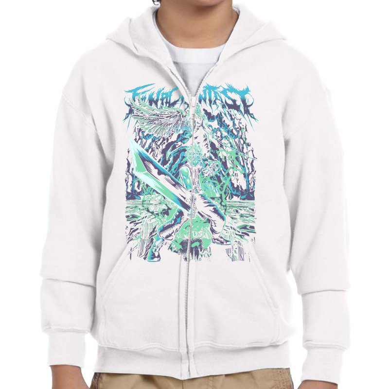 Final Fantasy Fan Art Youth Zipper Hoodie by PamelaAnnHarris | Artistshot