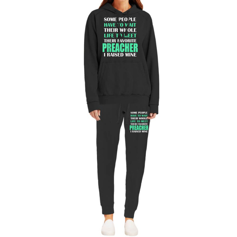 Preacher I Raised Mine Mom Dad Parent T Shirt Hoodie & Jogger Set | Artistshot