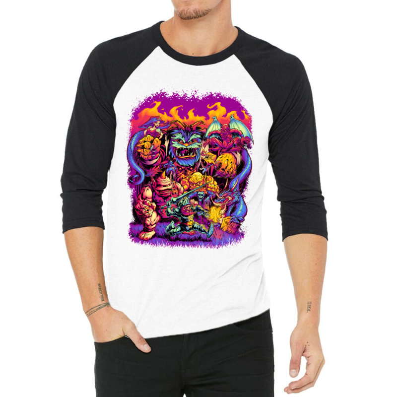 Ghosts 'n' Goblins 3/4 Sleeve Shirt by PamelaAnnHarris | Artistshot