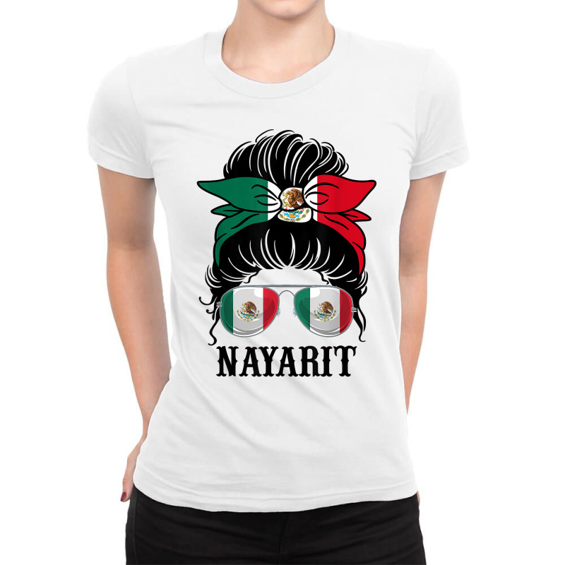 Nayarit Mexico Pride Mexican Flag State T Shirt Ladies Fitted T-Shirt by riogasehzilahiy | Artistshot