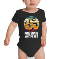 Vintage Kingsnake Whisperer Pet Snake T Shirt Baby Bodysuit | Artistshot