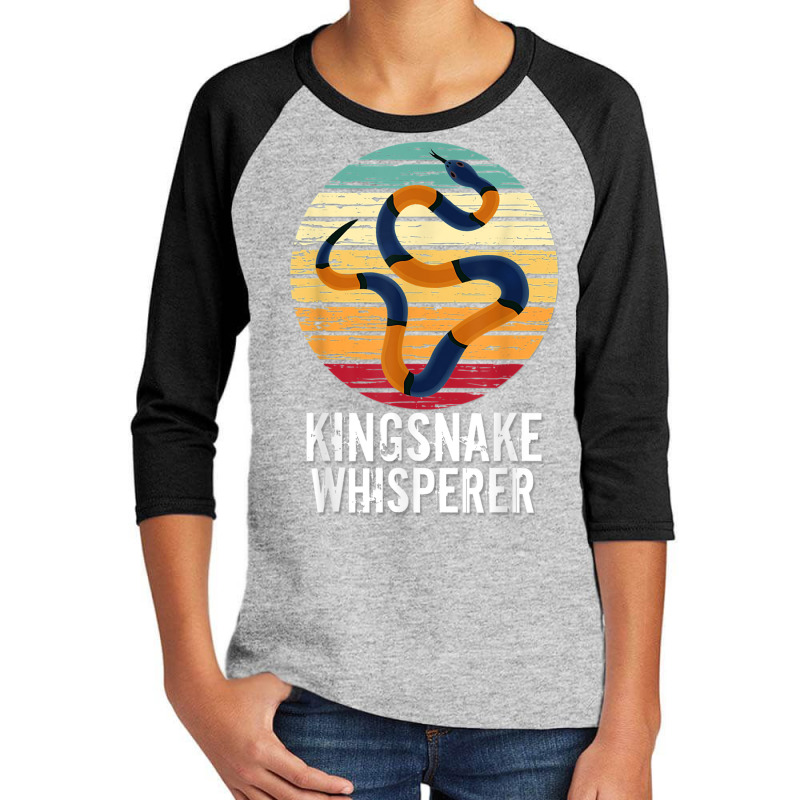 Vintage Kingsnake Whisperer Pet Snake T Shirt Youth 3/4 Sleeve | Artistshot