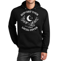 Witch Girl Aesthetic, Support Your Local Coven Sweatshirt Unisex Hoodie | Artistshot