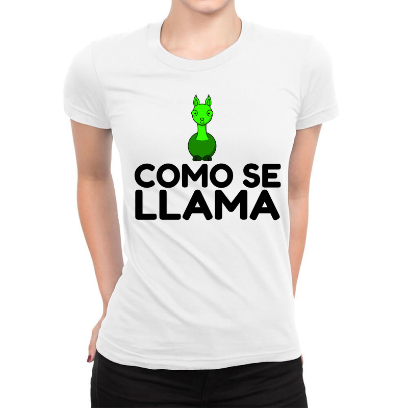 Como Se Llama Ladies Fitted T-Shirt by Perfect Designers | Artistshot