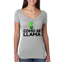 Como Se Llama Women's Triblend Scoop T-shirt | Artistshot