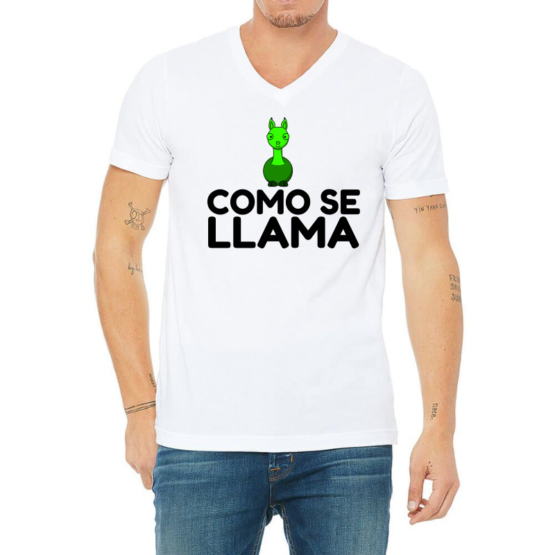 Como Se Llama V-Neck Tee by Perfect Designers | Artistshot