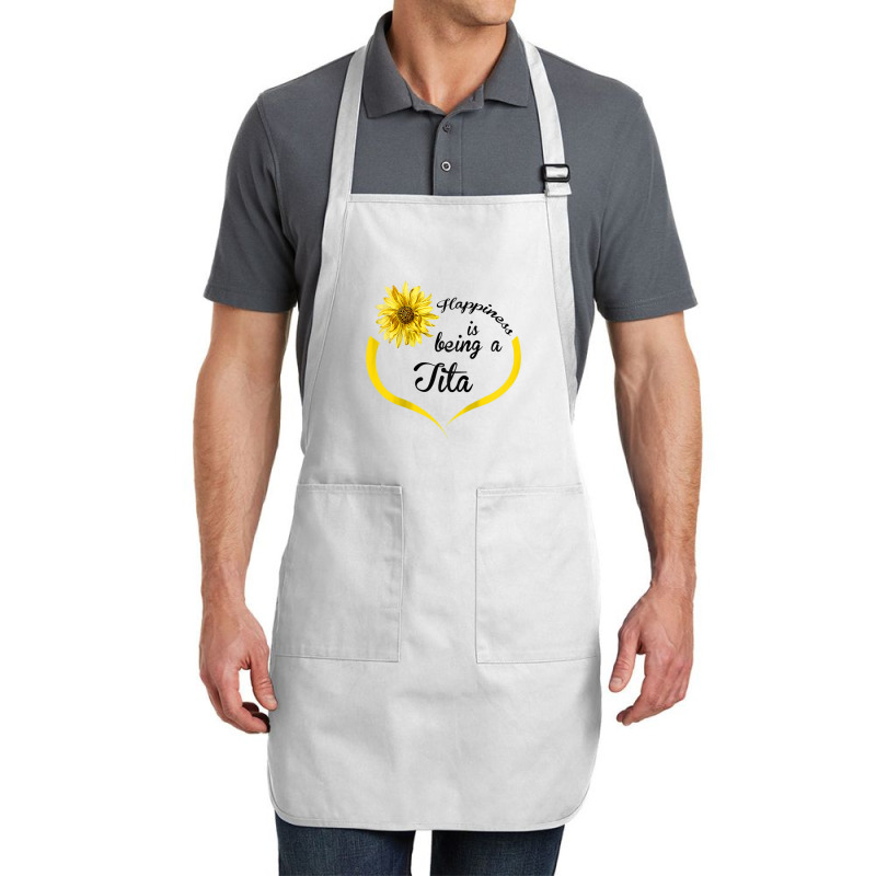 Womens Tita Gift Happiness Is Being A Tita Raglan Baseball Tee Full-length Apron | Artistshot