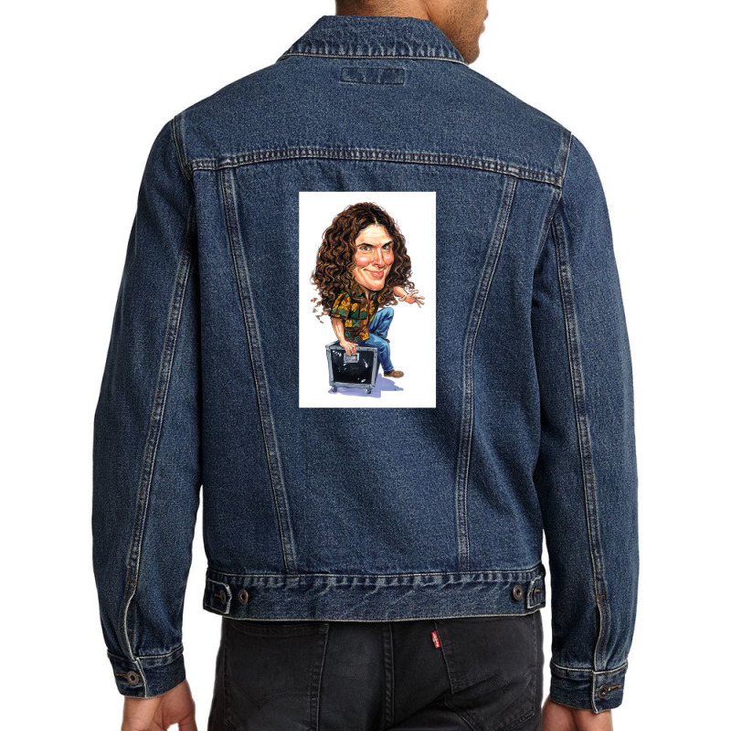 Weird Al Yakovic Art Men Denim Jacket by gloomychuu | Artistshot