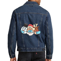 Santa Claus Men Denim Jacket | Artistshot