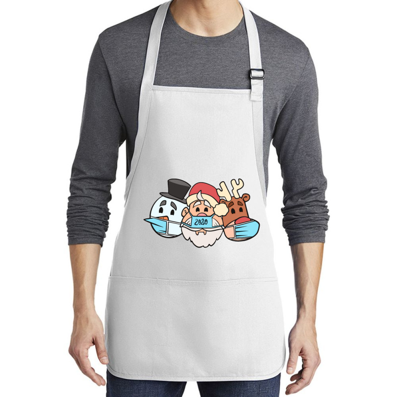 Santa Claus Medium-length Apron | Artistshot