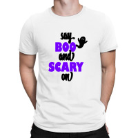 Scary Frankenstein Halloween Tee Pink T-shirt | Artistshot