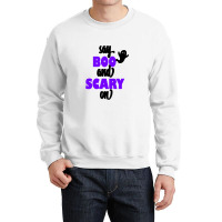 Scary Frankenstein Halloween Tee Pink Crewneck Sweatshirt | Artistshot