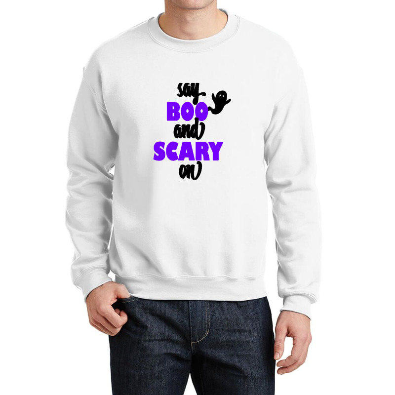 Scary Frankenstein Halloween Tee Pink Crewneck Sweatshirt | Artistshot