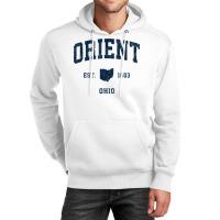 Orient Ohio Oh Vintage Athletic Navy Sports Design T Shirt Unisex Hoodie | Artistshot