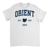 Orient Ohio Oh Vintage Athletic Navy Sports Design T Shirt Classic T-shirt | Artistshot